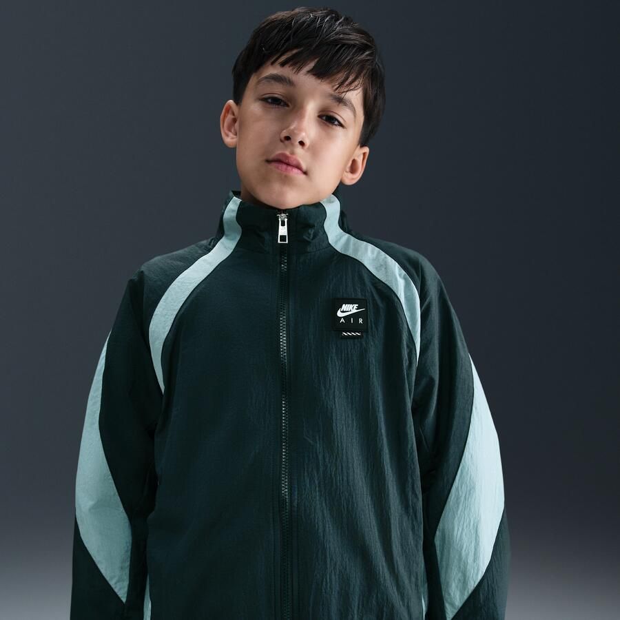 Nike Air geweven trainingsjack voor kids Groen - Foto 4