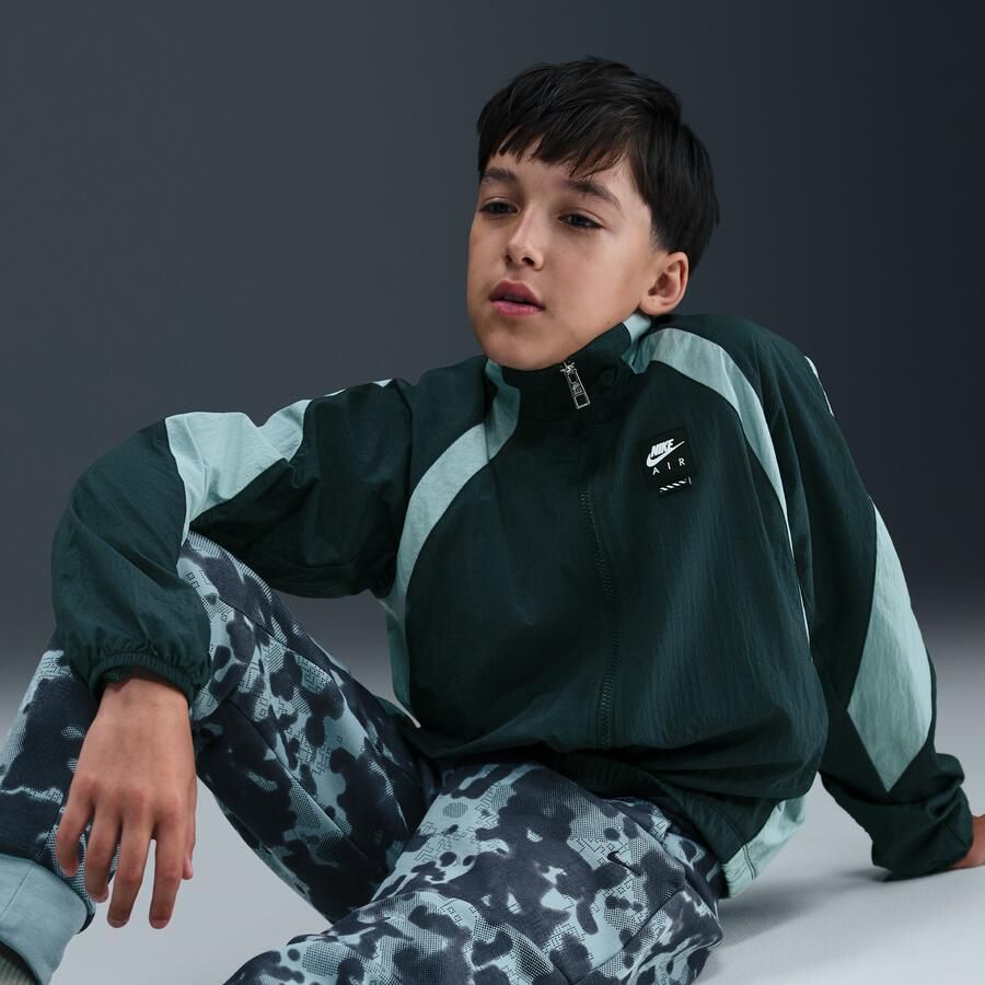 Nike Air geweven trainingsjack voor kids Groen - Foto 2
