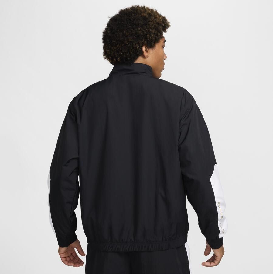 Nike Air geweven trainingstop voor heren Zwart - Foto 4