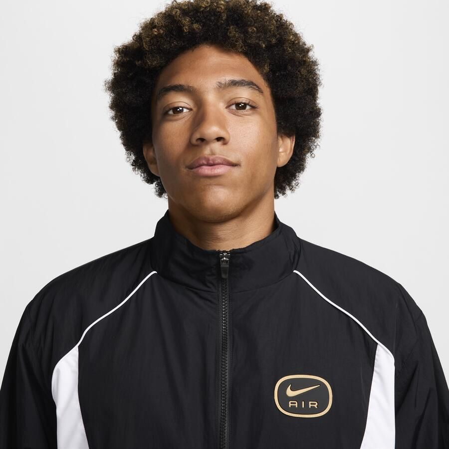 Nike Air geweven trainingstop voor heren Zwart