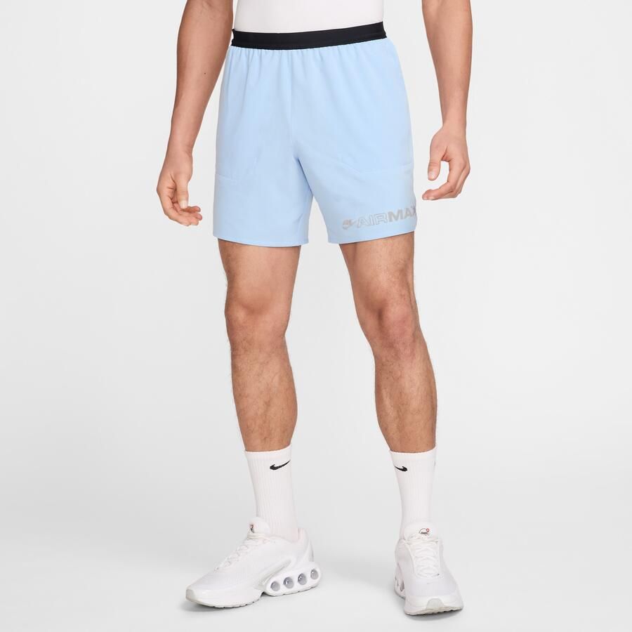 Nike Air Max geweven herenshorts Blauw - Foto 4