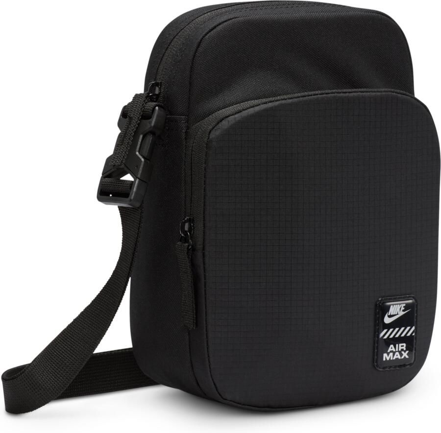 Nike Air Max Heritage crossbodytas (4 liter) Zwart