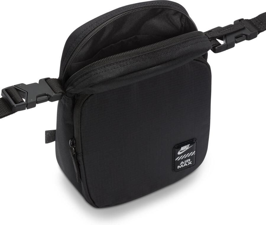 Nike Air Max Heritage crossbodytas (4 liter) Zwart - Foto 3