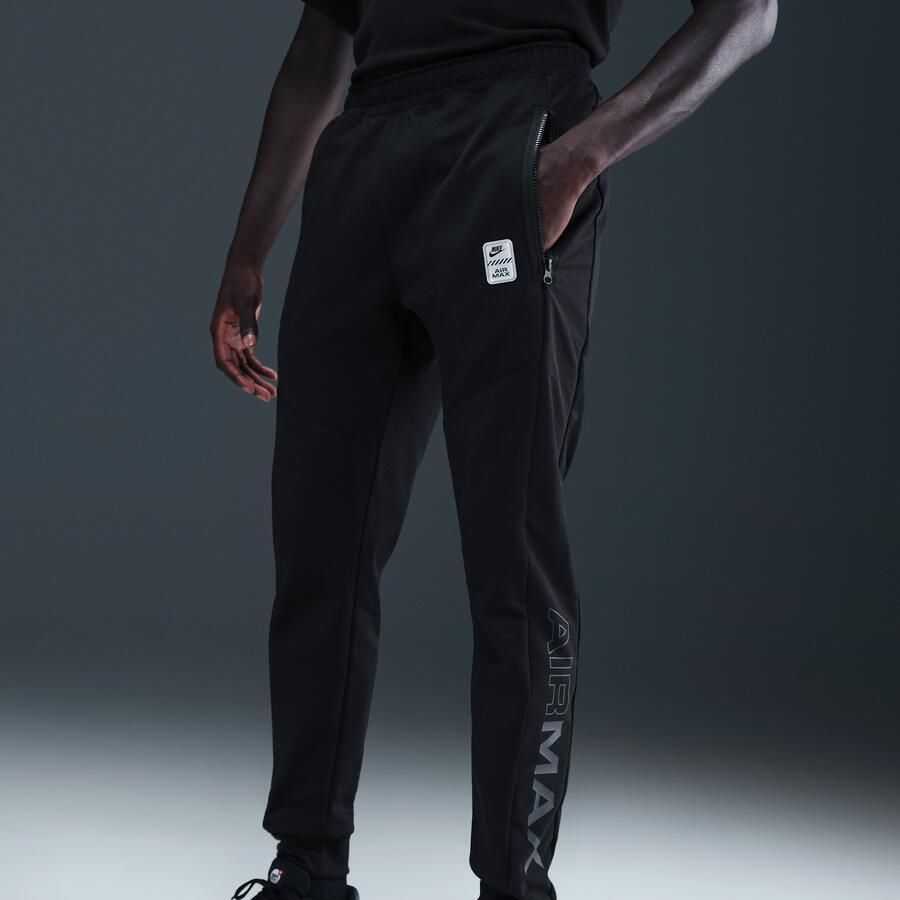 Nike Air Max poly-knit joggingbroek voor heren Zwart