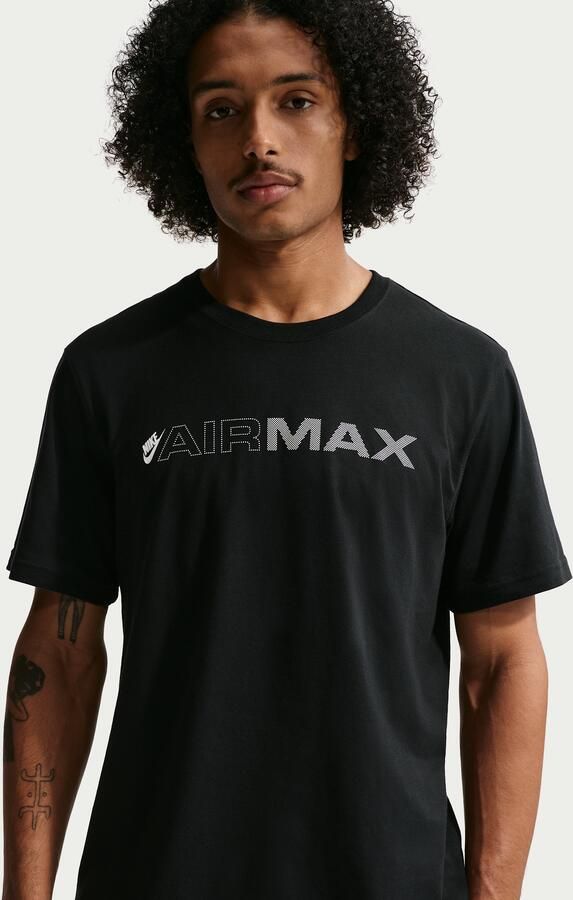 Nike Air Max T-shirt voor heren Zwart - Foto 4