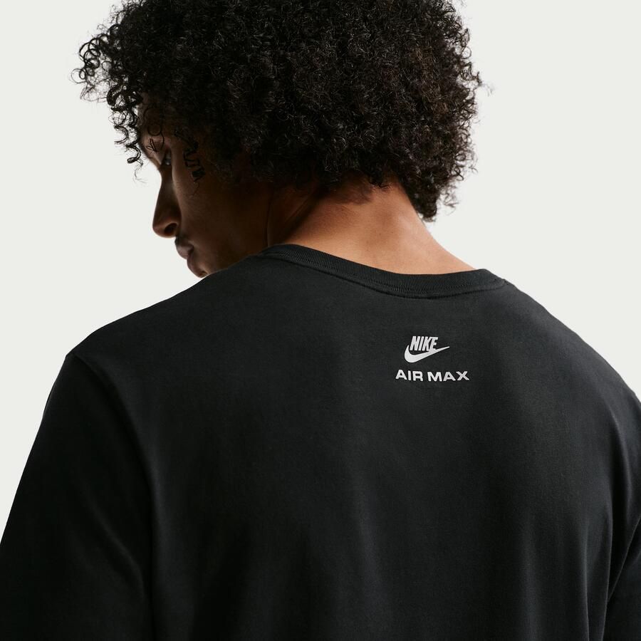 Nike Air Max T-shirt voor heren Zwart
