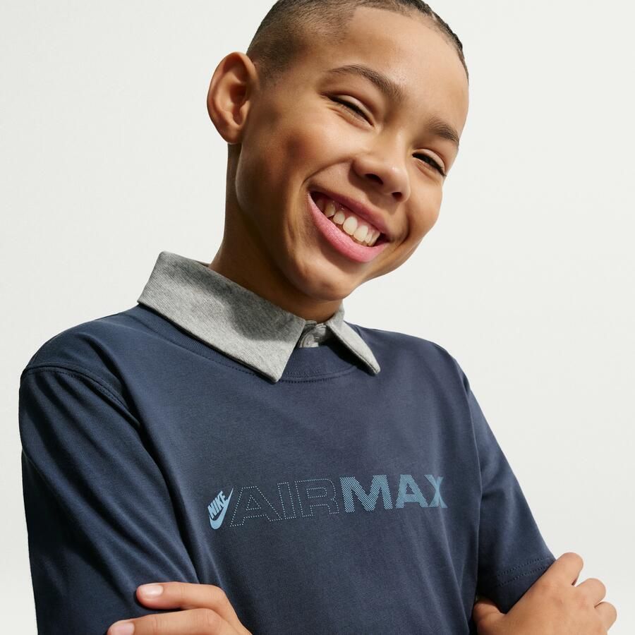 Nike Air Max T-shirt voor kids Blauw - Foto 2