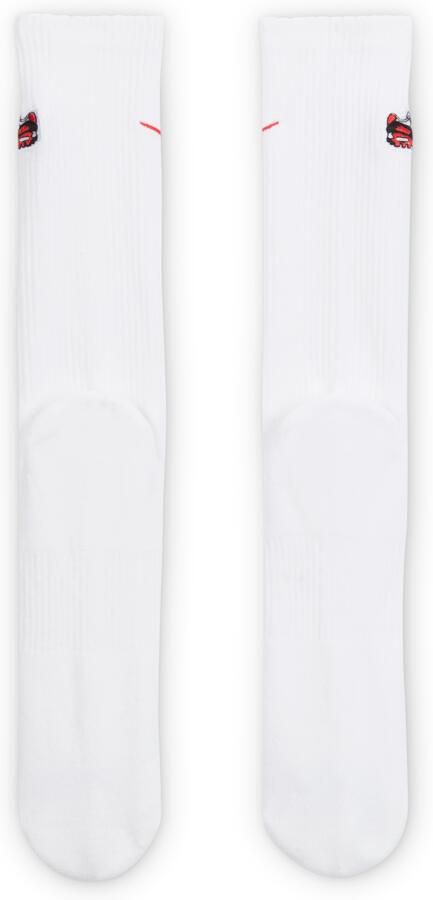 Nike Air Max 90 Everyday Plus crew sokken met demping (1 paar) Wit - Foto 3