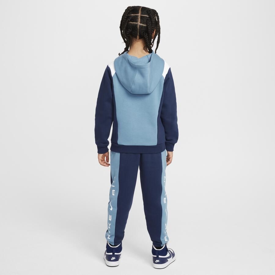 Nike Air set met fleecetrui en broek voor kleuters Blauw - Foto 4