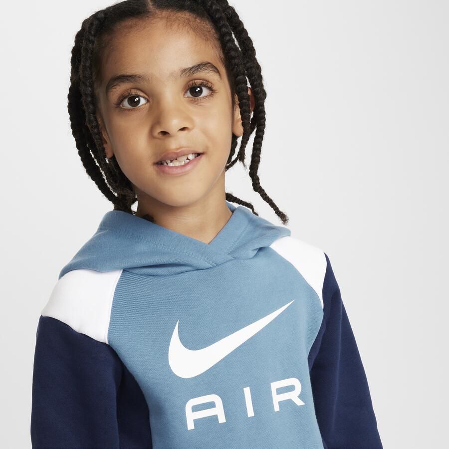 Nike Air set met fleecetrui en broek voor kleuters Blauw - Foto 2