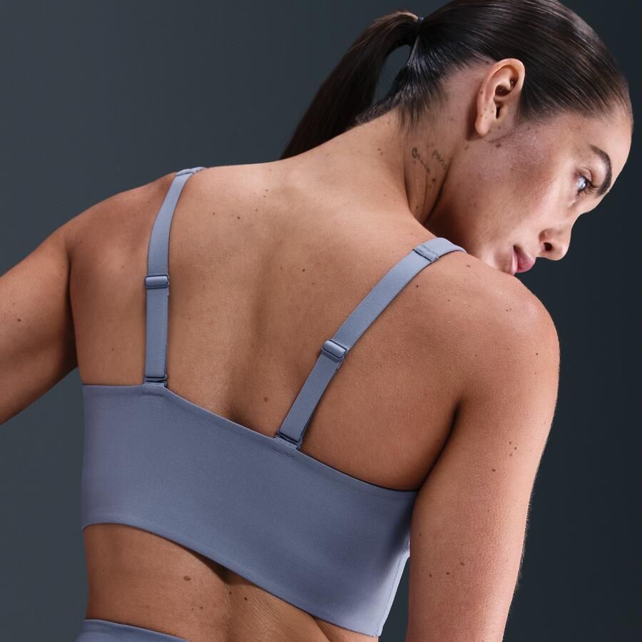 Nike Alate Medium Support lange padded sport-bh met medium ondersteuning Blauw