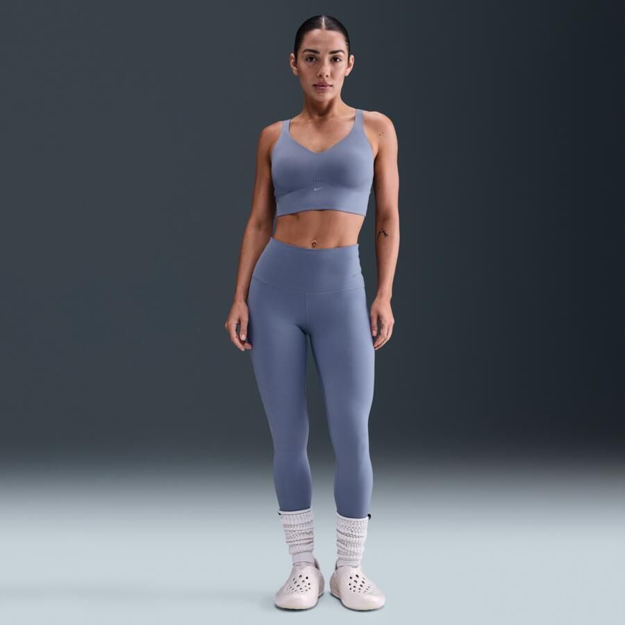 Nike Alate Medium Support lange padded sport-bh met medium ondersteuning Blauw - Foto 3