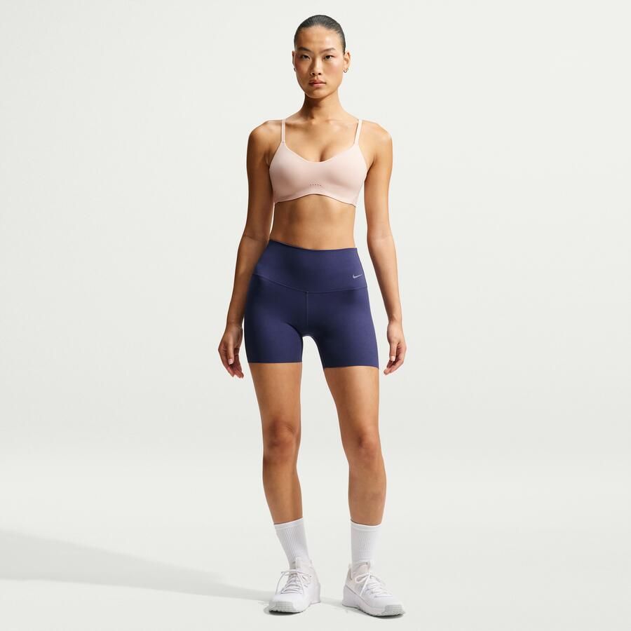 Nike Alate Minimalist aanpasbare padded sport-bh met lichte ondersteuning Bruin - Foto 4