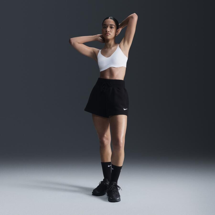 Nike Alate Minimalist aanpasbare padded sport-bh met lichte ondersteuning Wit - Foto 2