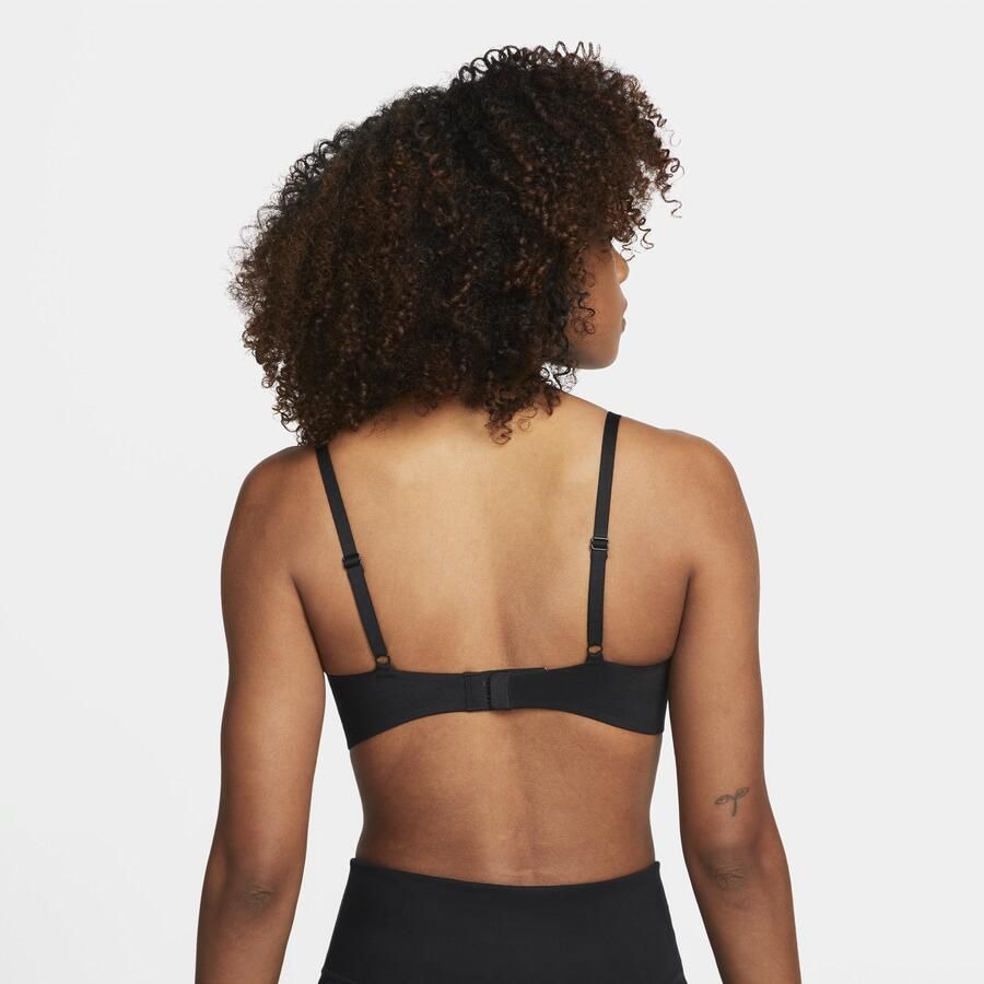 Nike Alate Minimalist Padded sport-bh met lichte ondersteuning Zwart