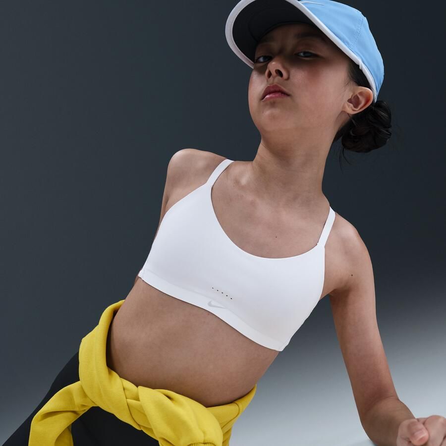 Nike Alate sport-bh voor meisjes Wit - Foto 2