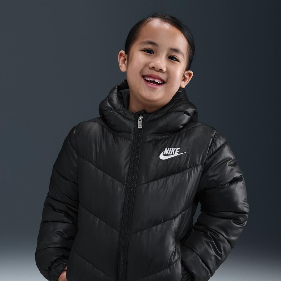 Nike 'All Day Play' gewatteerd jack voor kleuters Zwart