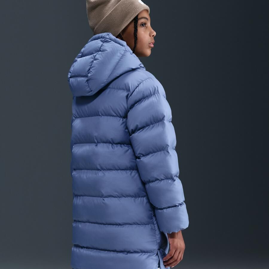 Nike All Day Play gewatteerde Therma-FIT parka met ruime pasvorm voor kids Blauw - Foto 3