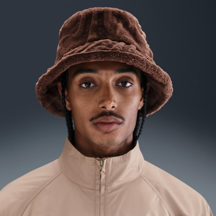 Nike Apex vissershoedje van imitatiebont Bruin - Foto 4