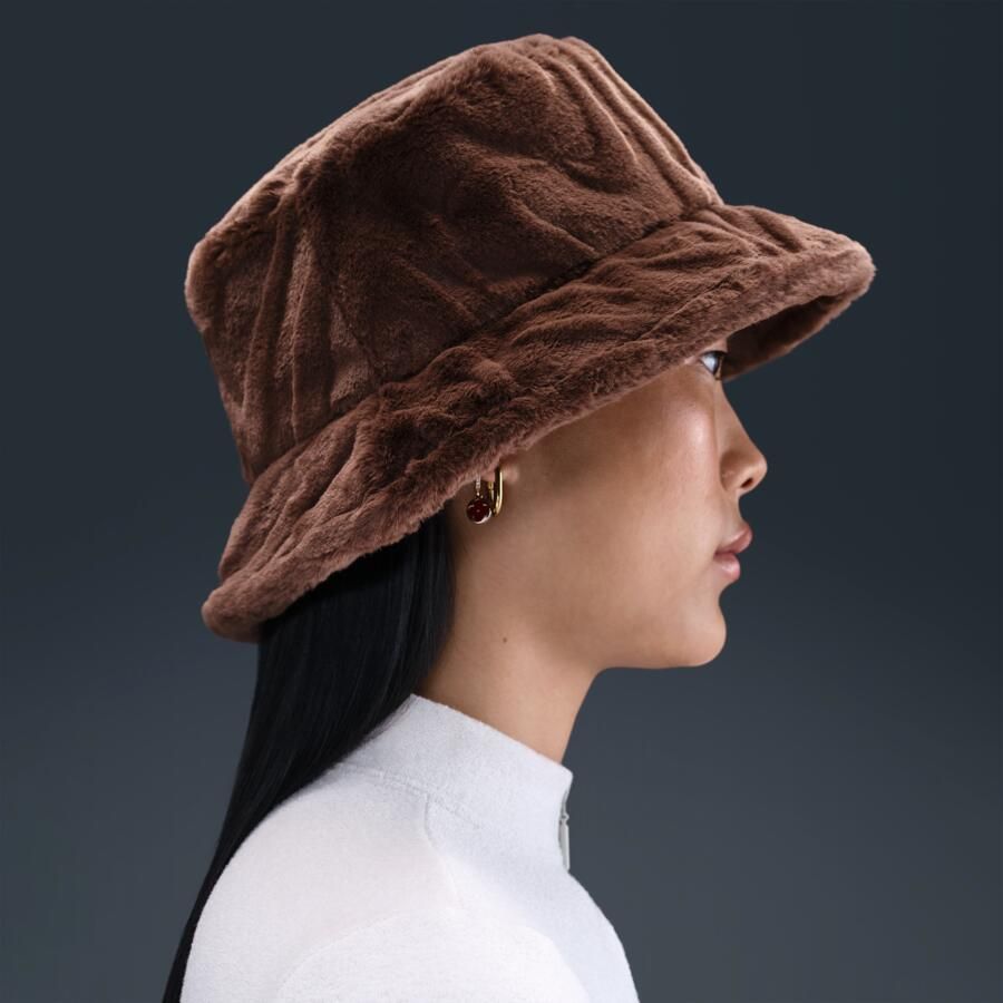 Nike Apex vissershoedje van imitatiebont Bruin - Foto 3