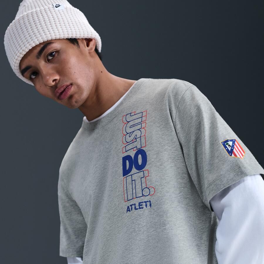 Nike Atlético de Madrid voetbalshirt voor heren Grijs - Foto 2