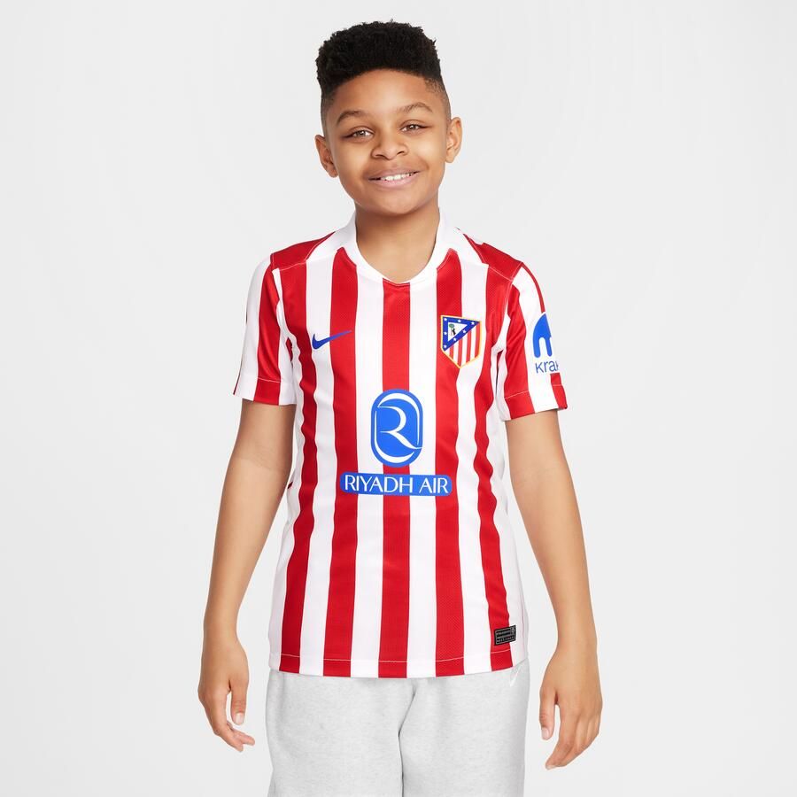 Nike Atlético Madrid 2025 26 Stadium Thuis Dri-FIT replicavoetbalshirt voor kids Rood - Foto 4