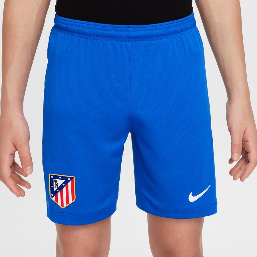 Nike Atlético Madrid 2025 26 Stadium Thuis Dri-FIT replicavoetbalshorts voor kids Blauw
