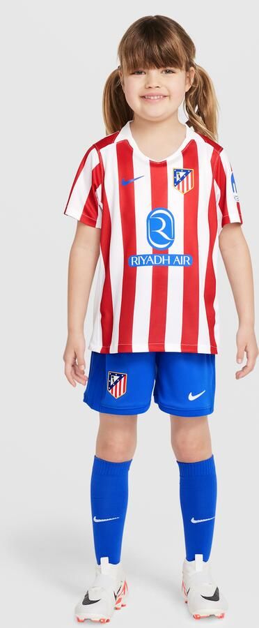Nike Atlético Madrid 2025 26 Stadium Thuis driedelig replicavoetbaltenue voor kleuters Rood - Foto 4