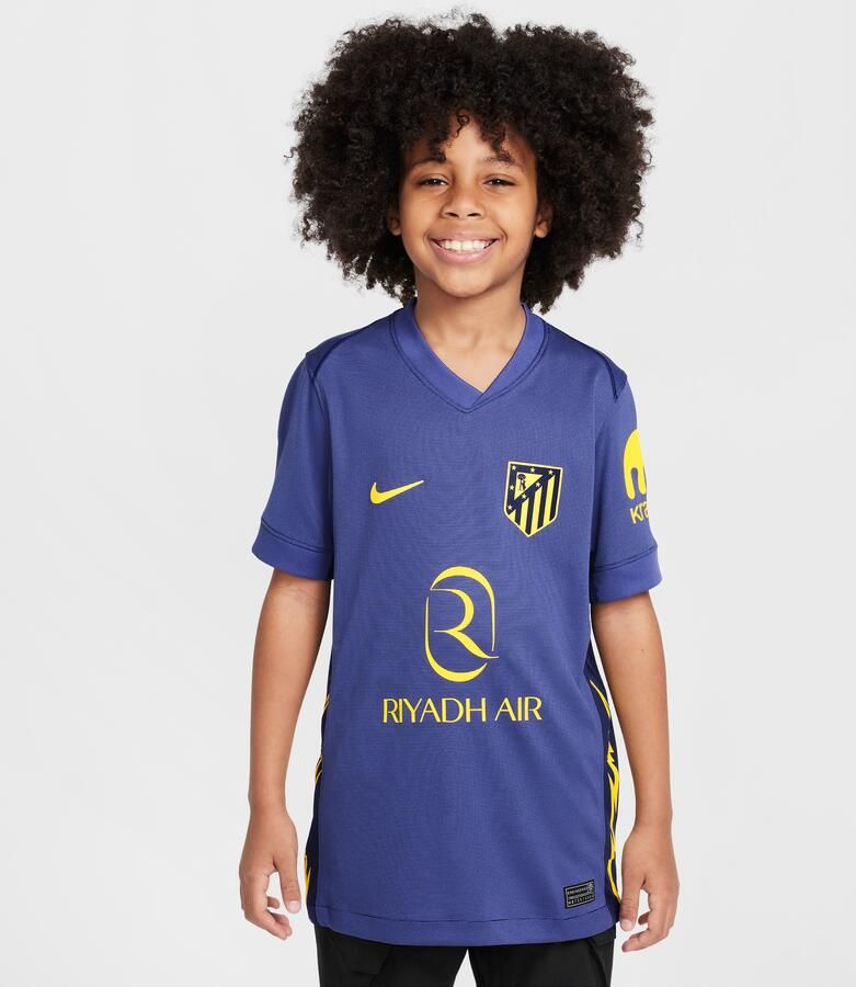 Nike Atlético Madrid 2025 26 Stadium Uit Dri-FIT replicavoetbalshirt voor kids Blauw - Foto 4