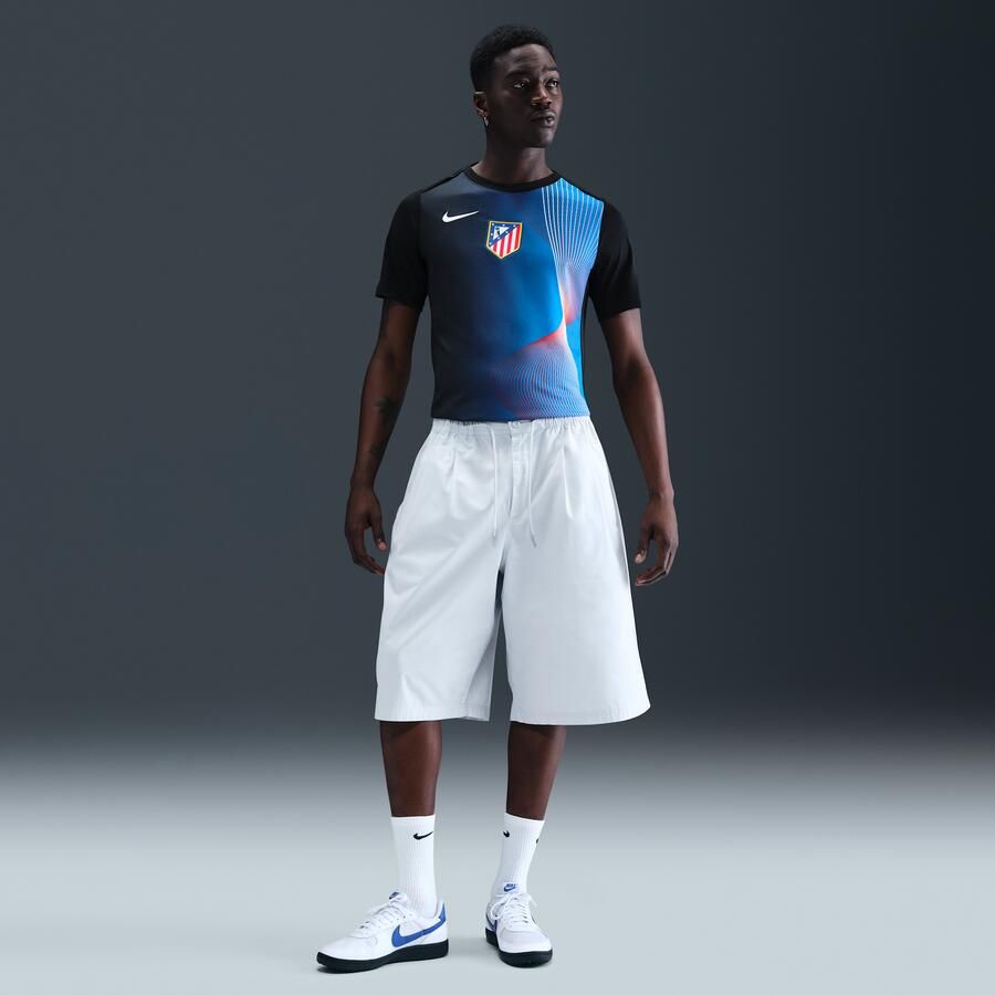 Nike Atlético Madrid Academy Pro Derde Total 90 Dri-FIT warming-uptop voor heren Zwart - Foto 3