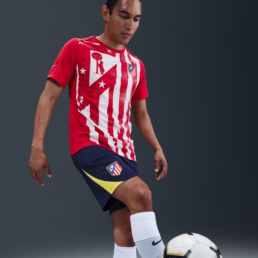 Nike Atlético Madrid Academy Pro Thuis Dri-FIT warming-up voetbalshirt met korte mouwen voor heren Rood - Foto 2