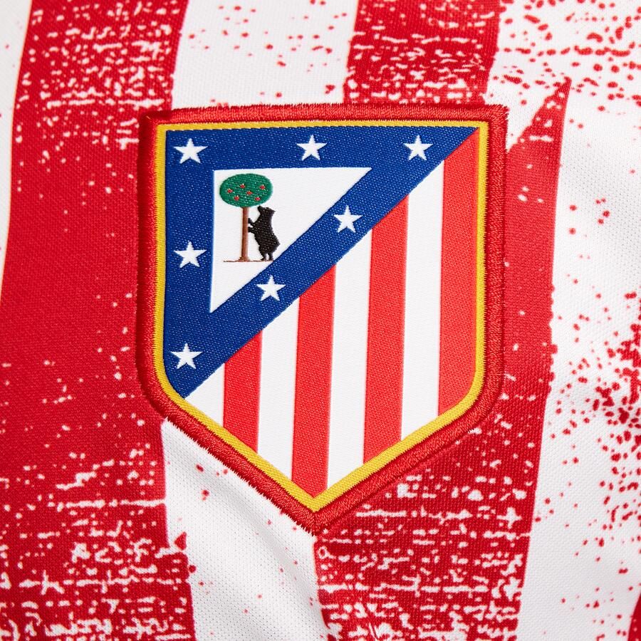 Nike Atlético Madrid Academy Pro Thuis Dri-FIT warming-uptop met korte mouwen voor kids Rood - Foto 2