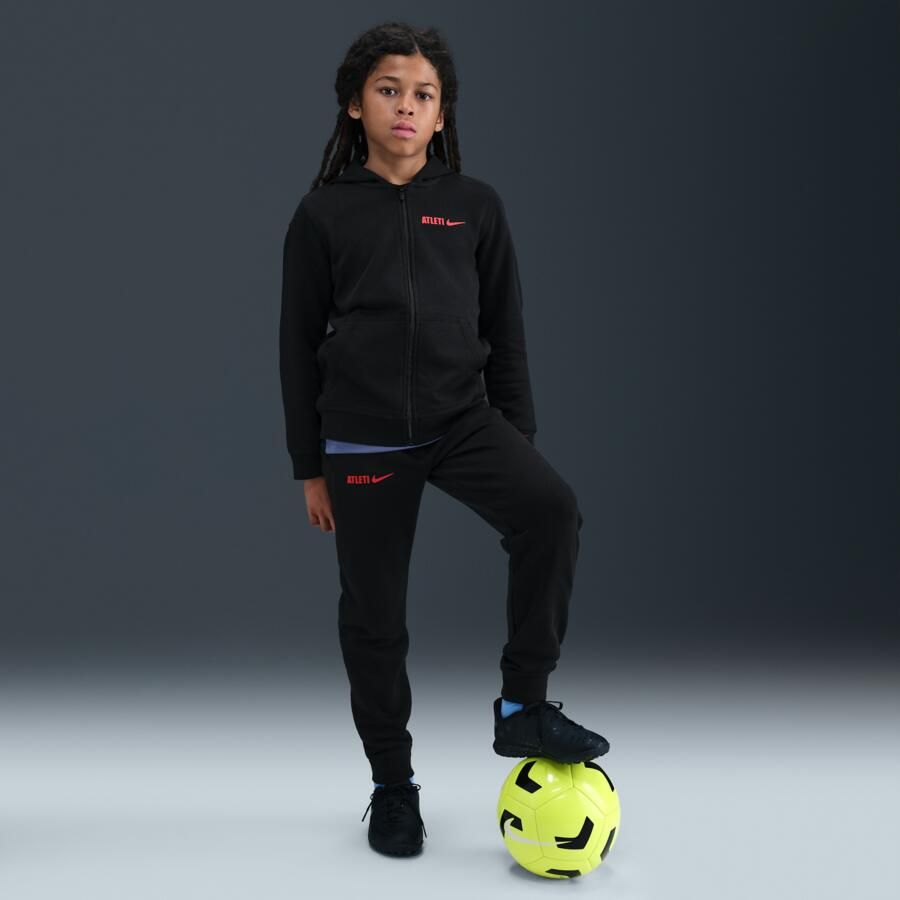 Nike Atlético Madrid Club voetbaljoggingbroek voor jongens Zwart - Foto 4