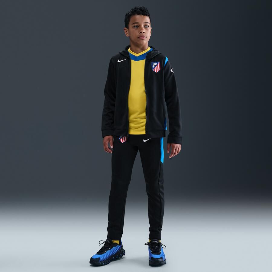 Nike Atlético Madrid Derde Total 90 geweven voetbaltrainingspak voor kids Zwart - Foto 4