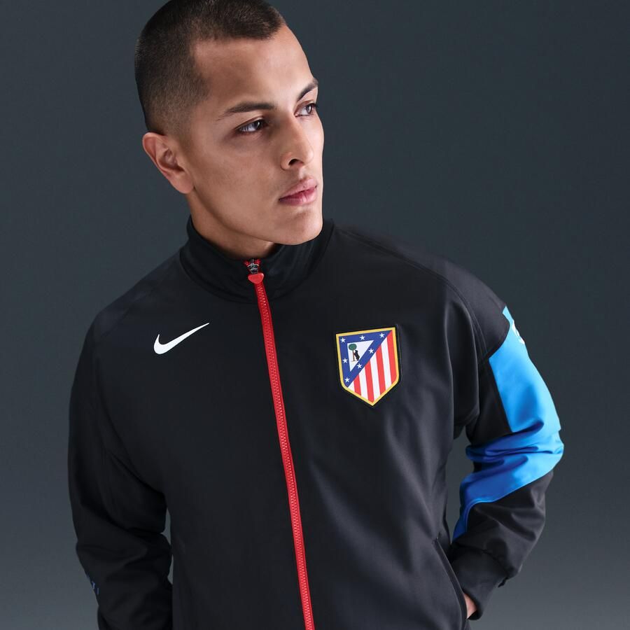Nike Atlético Madrid Strike Derde Total 90 Anthem voetbaltrainingsjack met Dri-FIT voor heren Zwart - Foto 4