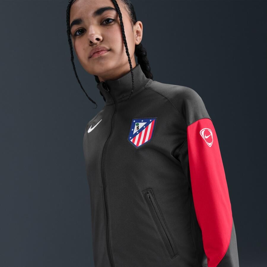 Nike Atlético Madrid Strike Derde Total 90 knit voetbaltrainingspak met Dri-FIT voor kids Grijs