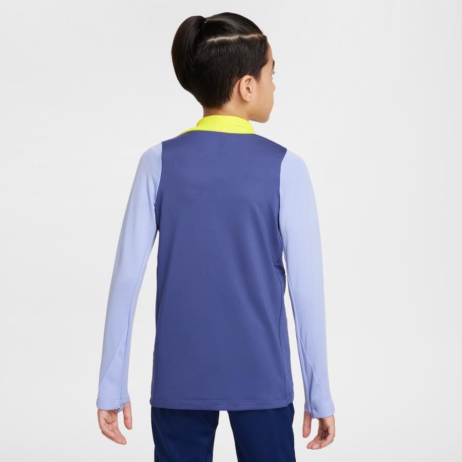 Nike Atlético Madrid Strike Dri-FIT voetbaltrainingstop voor kids Paars