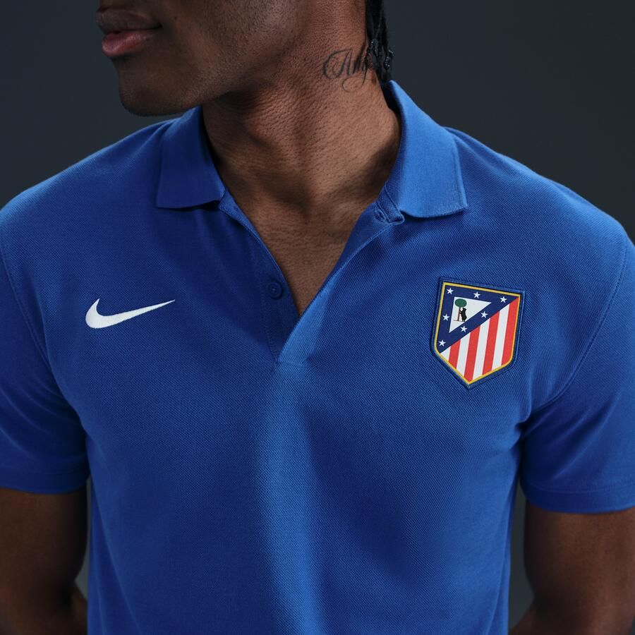 Nike Atlético Madrid The Polo Dri-FIT voetbalpolo voor heren Blauw - Foto 2