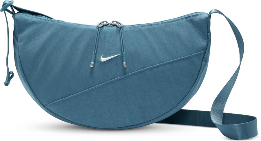 Nike Aura crescent crossbodytas (4 liter) Blauw - Foto 4