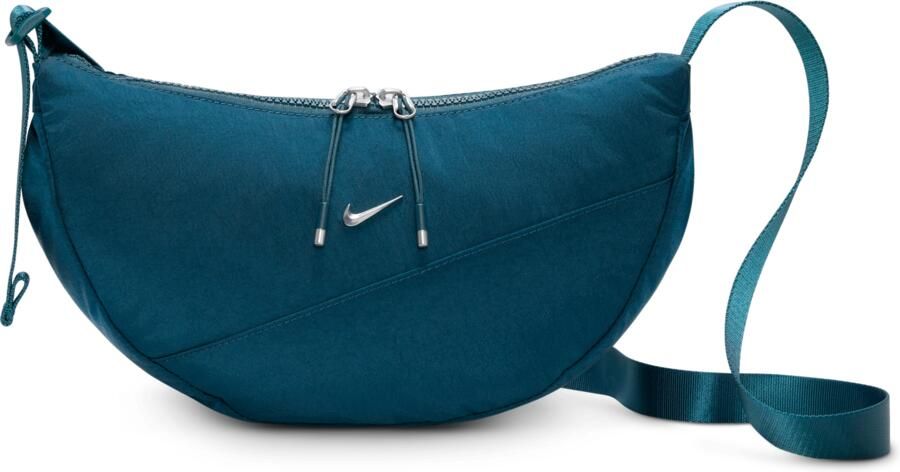 Nike Aura crescent crossbodytas (4 liter) Blauw - Foto 4