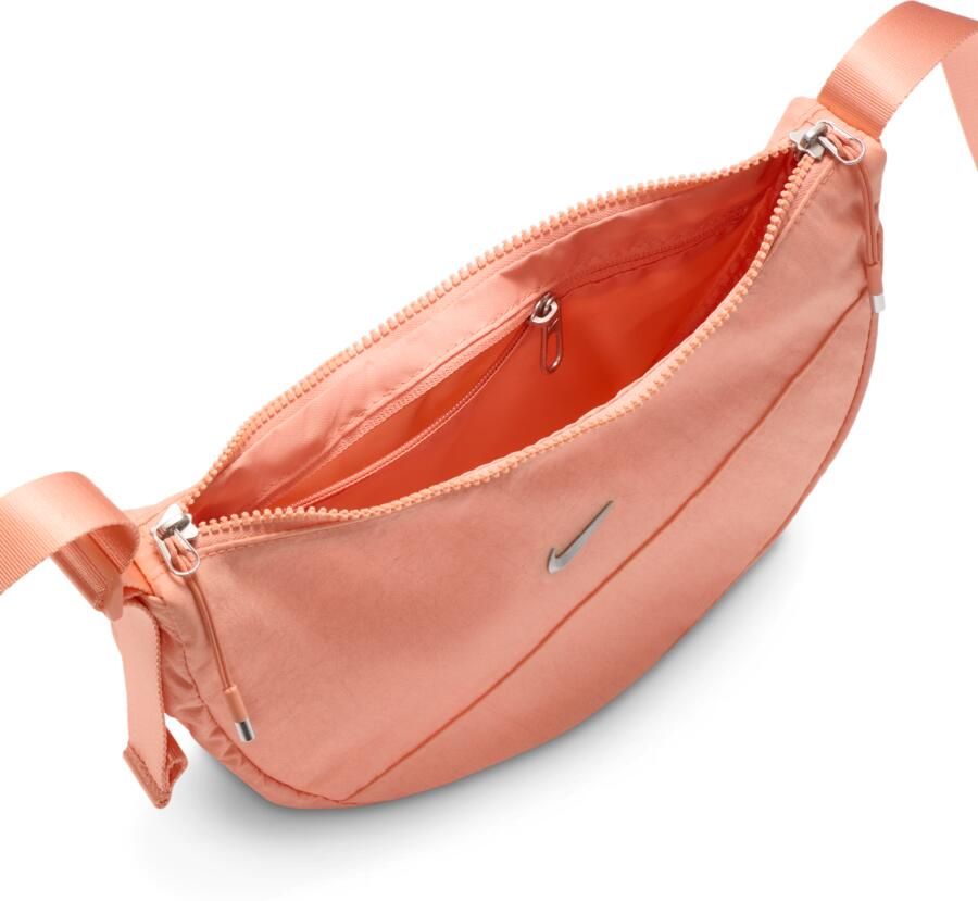 Nike Aura crescent crossbodytas (4 liter) Oranje