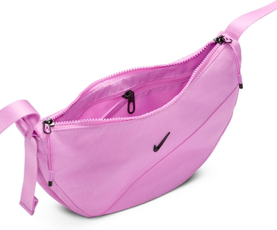 Nike Aura crescent crossbodytas (4 liter) Paars