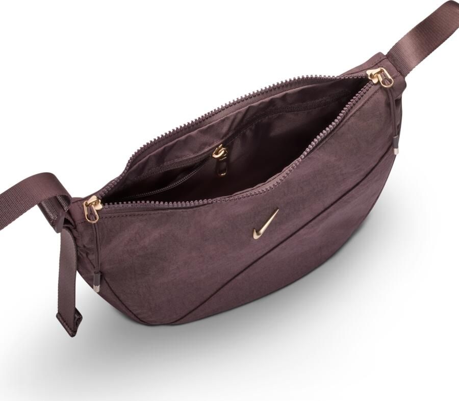 Nike Aura crescent crossbodytas (4 liter) Paars