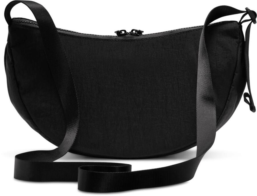 Nike Aura crescent crossbodytas (4 liter) Zwart