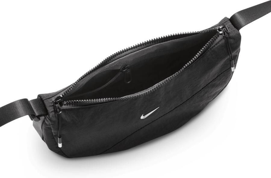 Nike Aura crescent crossbodytas (4 liter) Zwart - Foto 2