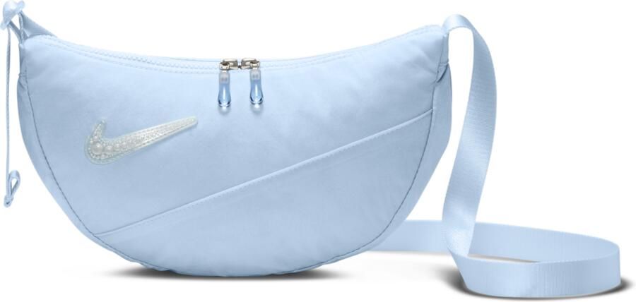 Nike Aura Women's Artist Collection crescent crossbodytas (4 liter) Blauw - Foto 4