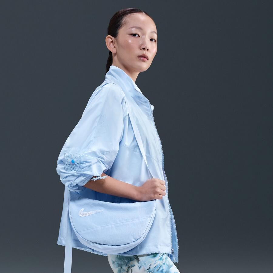 Nike Aura Women's Artist Collection crescent crossbodytas (4 liter) Blauw