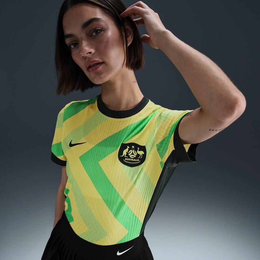 Nike Australië 2025 26 Match Thuis Dri-FIT ADV authentiek voetbalshirt voor dames Geel - Foto 4