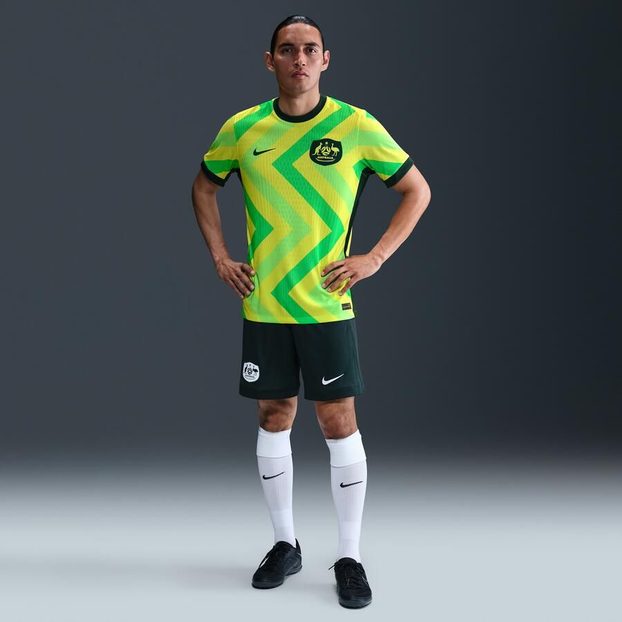 Nike Australië 2025 26 Match Thuis Dri-FIT ADV authentiek voetbalshirt voor heren Geel - Foto 3