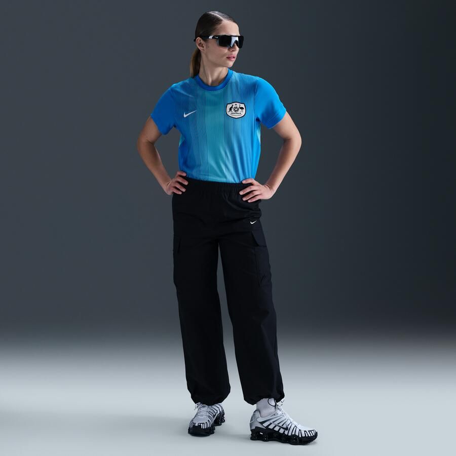 Nike Australië 2025 26 Stadium Goalkeeper Dri-FIT replicavoetbalshirt met korte mouwen voor dames Blauw - Foto 3